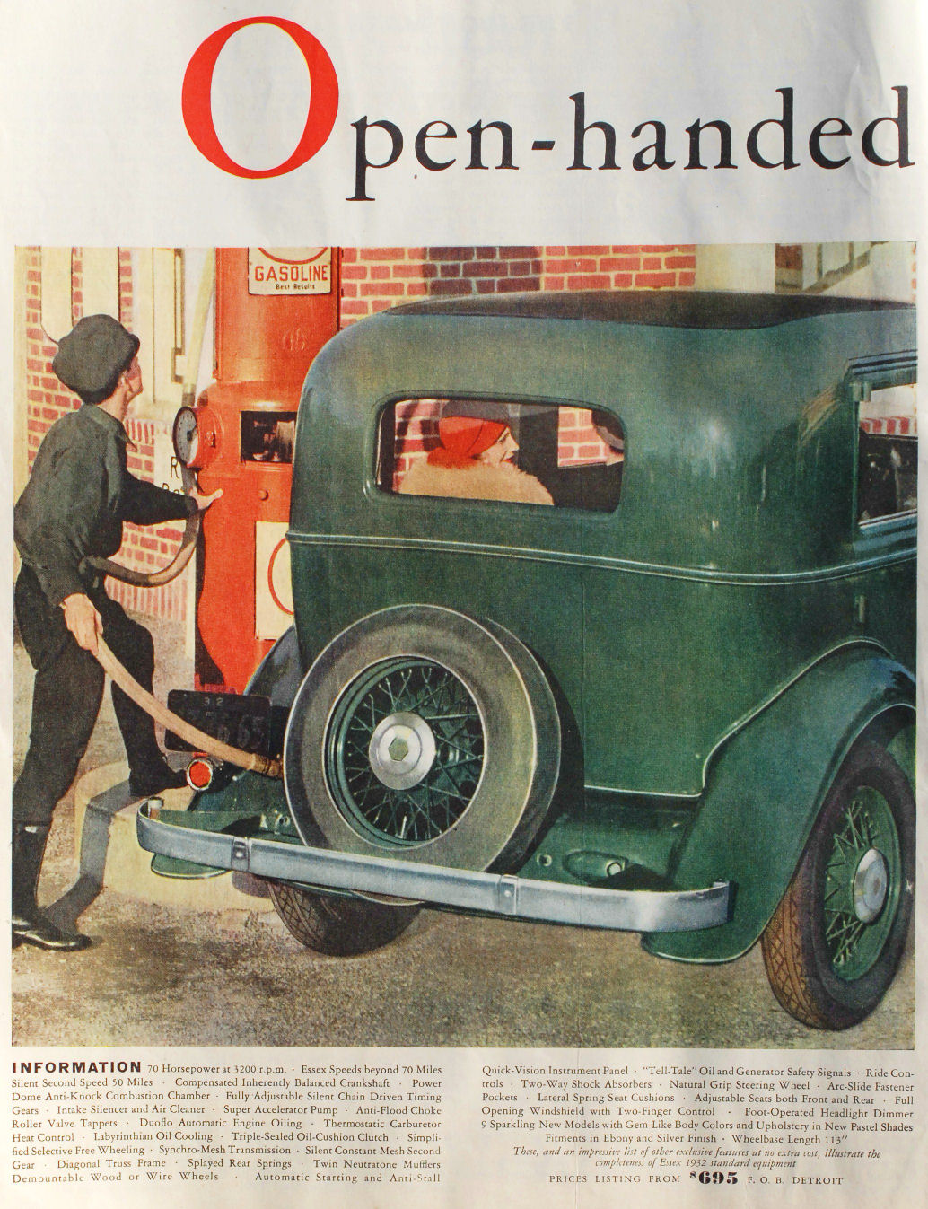 1932 Hudson Auto Advertising